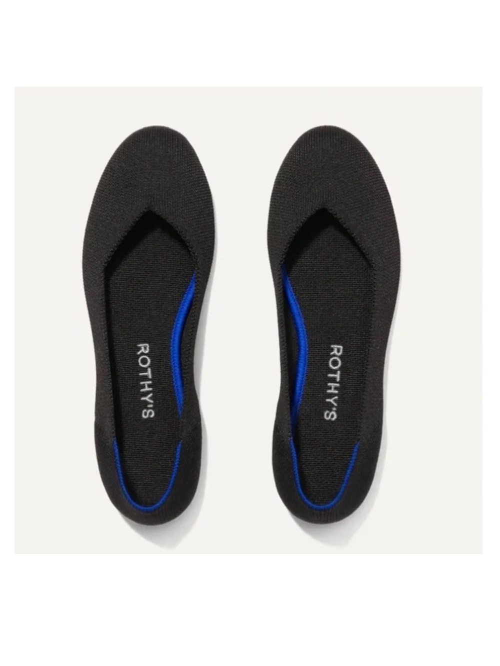 Rothy's The Flat in Black Size 9